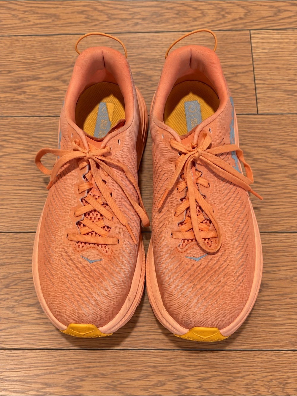 HOKA Rincon 3 Shell Coral Peach Parfait Women’s Running Shoes Size 8